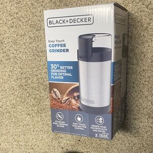 Black & Decker Silver Coffee Grinder